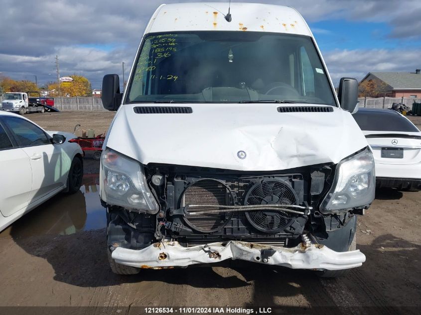 2016 Mercedes-Benz Sprinter S VIN: WD3BE8DD7GP185195 Lot: 12126534