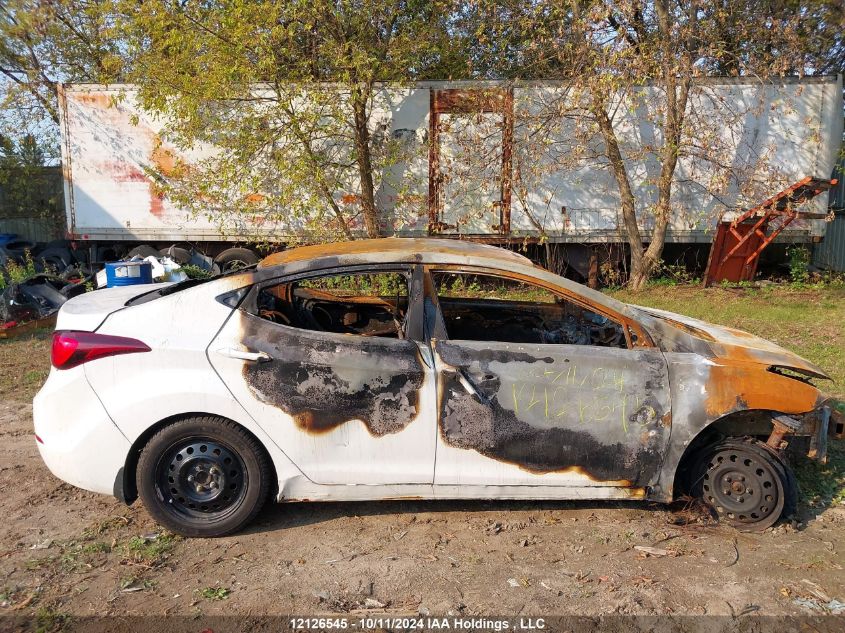 2014 Hyundai Elantra Gl VIN: 5NPDH4AEXEH481560 Lot: 12126545