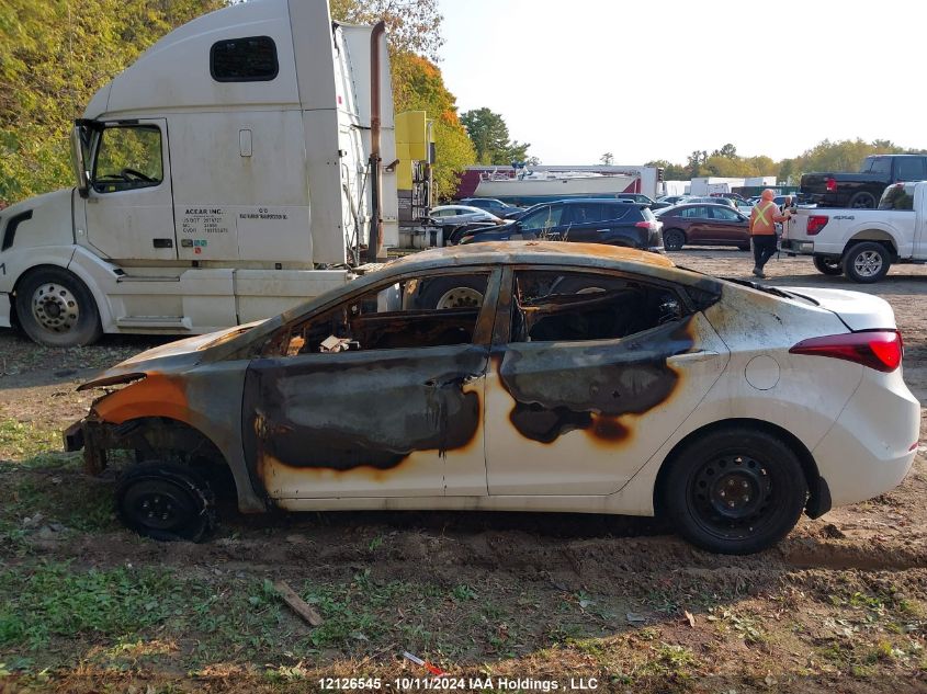 2014 Hyundai Elantra Gl VIN: 5NPDH4AEXEH481560 Lot: 12126545