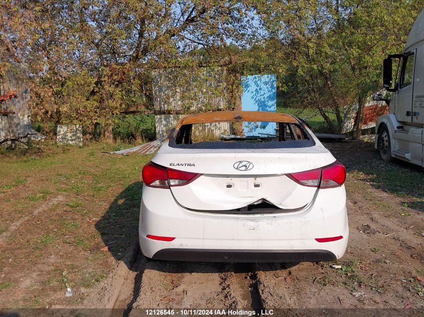 2014 Hyundai Elantra Gl VIN: 5NPDH4AEXEH481560 Lot: 12126545