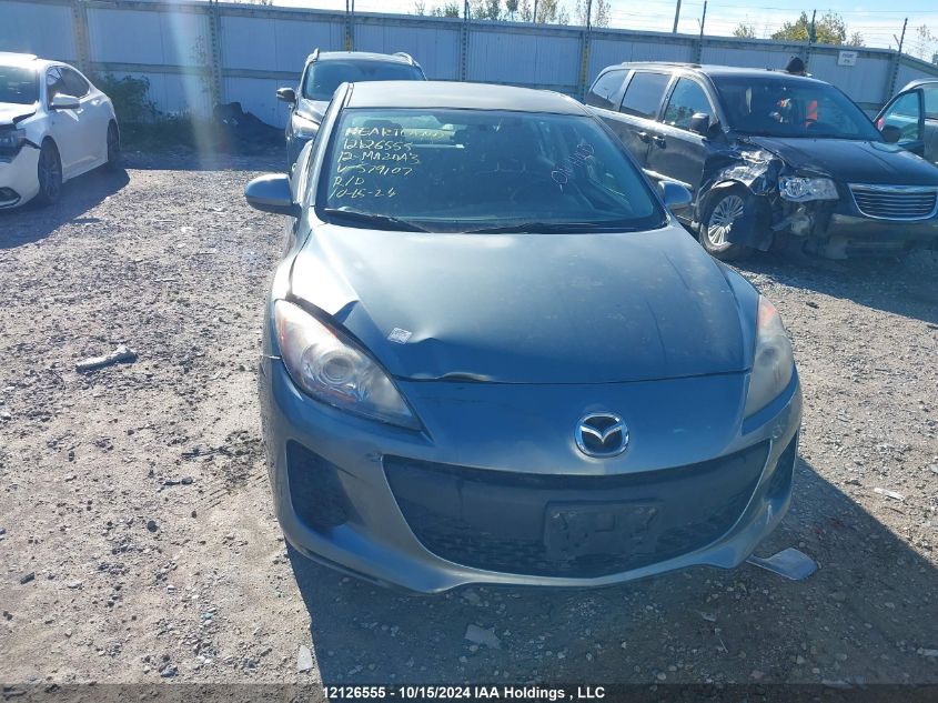2012 Mazda Mazda3 VIN: JM1BL1UF2C1579107 Lot: 12126555