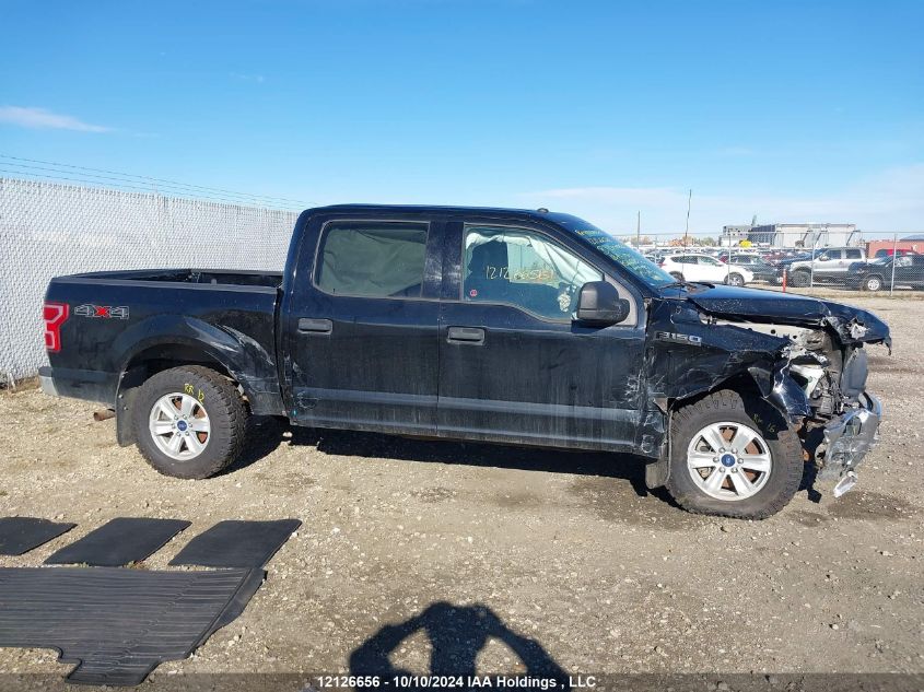 2018 Ford F150 Supercrew VIN: 1FTEW1EB9JFD07007 Lot: 12126656