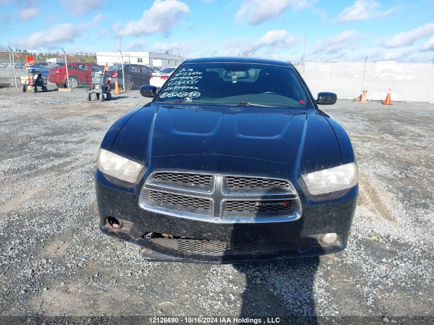 2012 Dodge Charger Sxt VIN: 2C3CDXHG7CH262551 Lot: 12126690