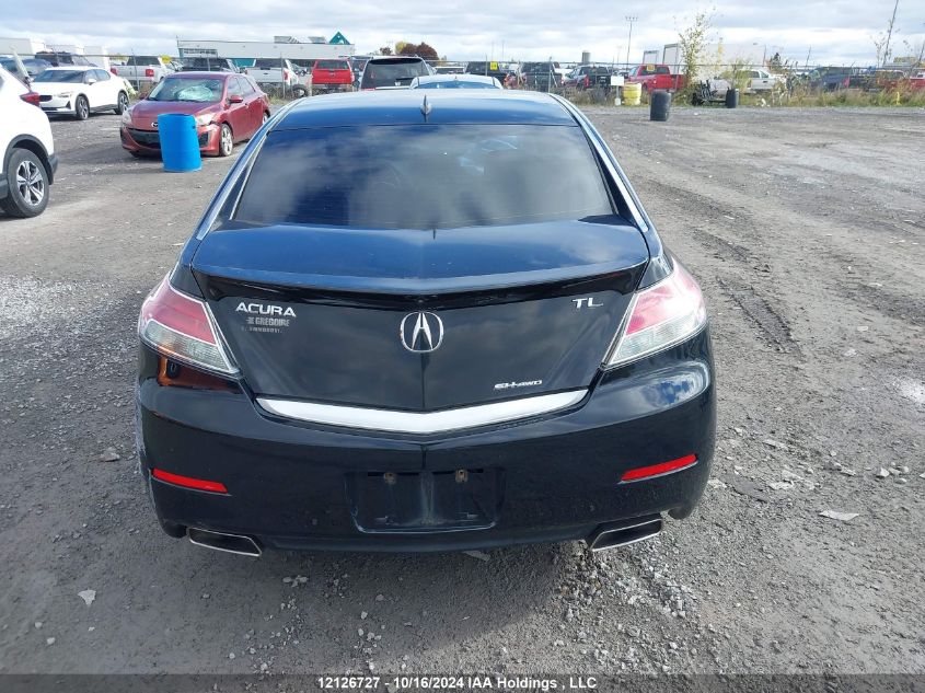 2012 Acura Tl VIN: 19UUA9F50CA800495 Lot: 12126727