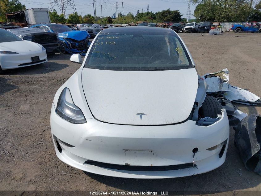 2023 Tesla Model 3 VIN: LRW3E1FA8PC843342 Lot: 12126764