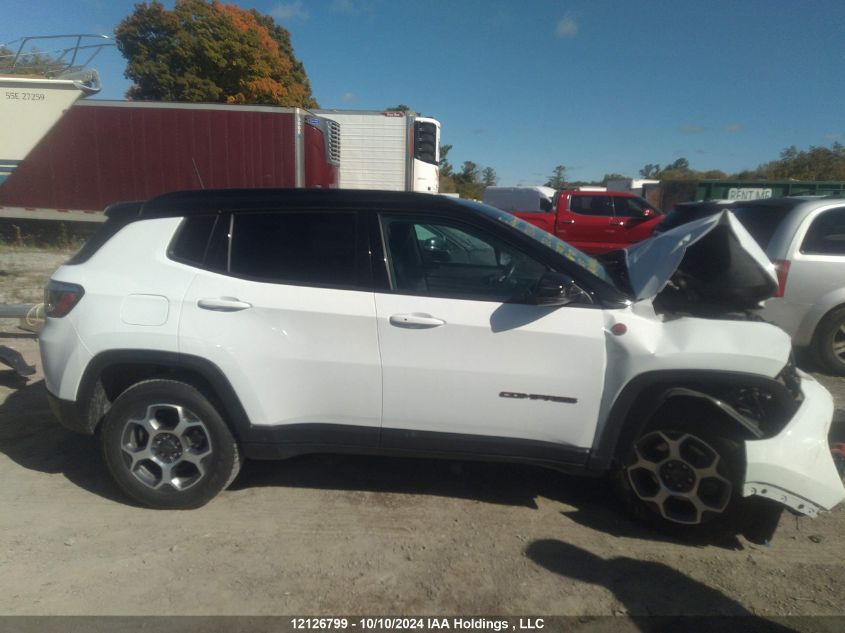 2022 Jeep Compass Trailhawk VIN: 3C4NJDDB4NT205501 Lot: 12126799