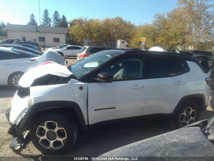 2022 Jeep Compass Trailhawk VIN: 3C4NJDDB4NT205501 Lot: 12126799