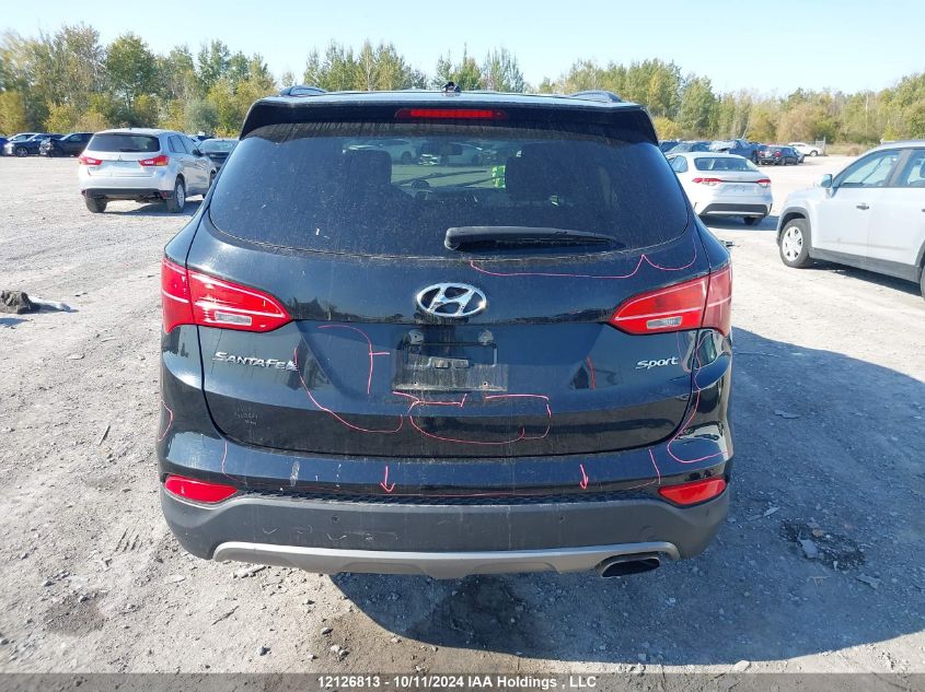 2015 Hyundai Santa Fe Sport VIN: 5XYZU3LB4FG239869 Lot: 12126813