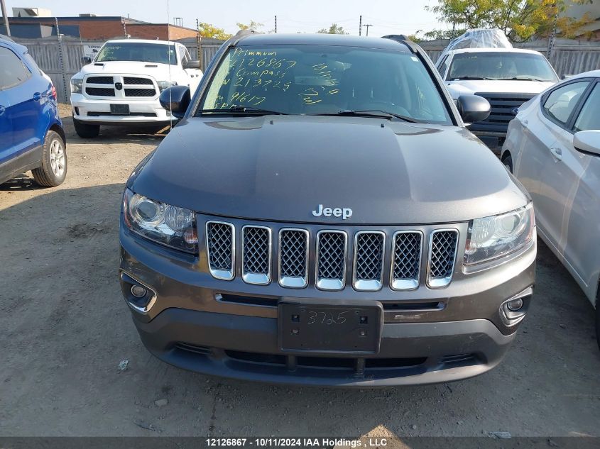 2015 Jeep Compass Limited VIN: 1C4NJCCB7FD213725 Lot: 12126867