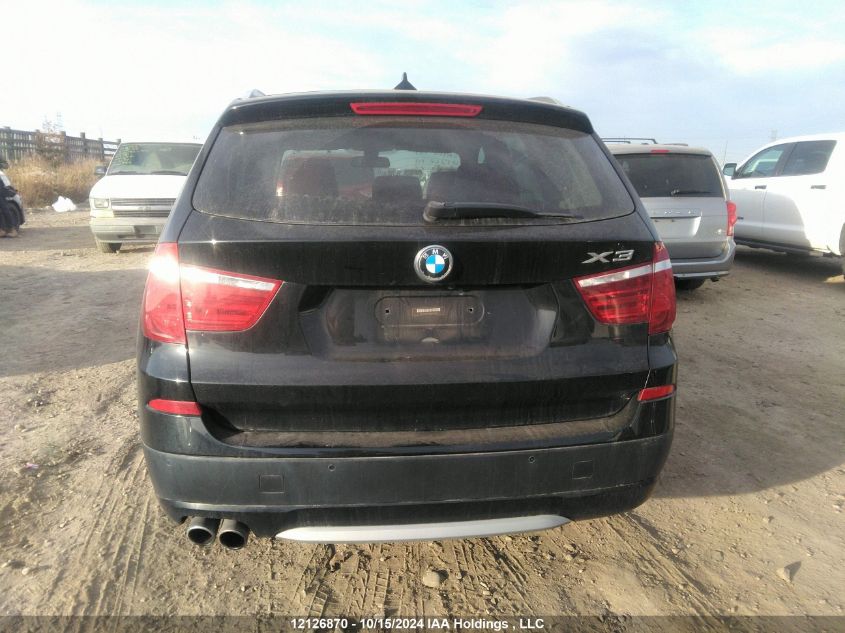 2014 BMW X3 VIN: 5UXWX9C57E0D15582 Lot: 12126870