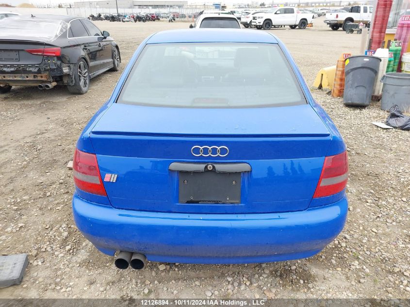 2000 Audi S4 VIN: WAUDD68D9YA043383 Lot: 12126894