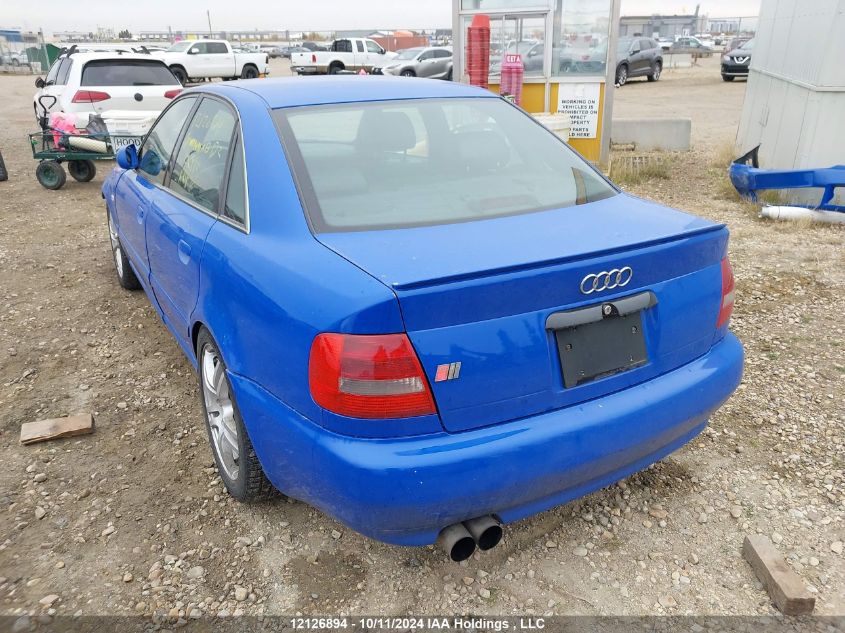 2000 Audi S4 VIN: WAUDD68D9YA043383 Lot: 12126894