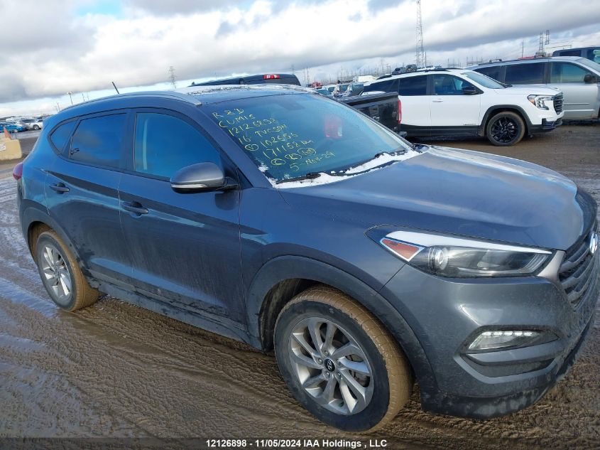 2016 Hyundai Tucson Premium VIN: KM8J3CA44GU102656 Lot: 12126898