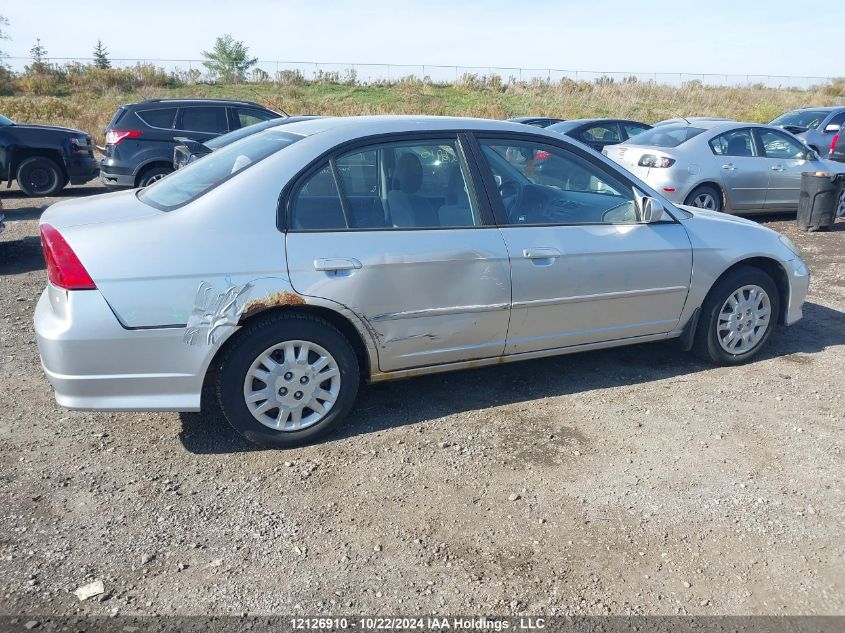 2004 Honda Civic Sdn VIN: 2HGES16684H939708 Lot: 12126910