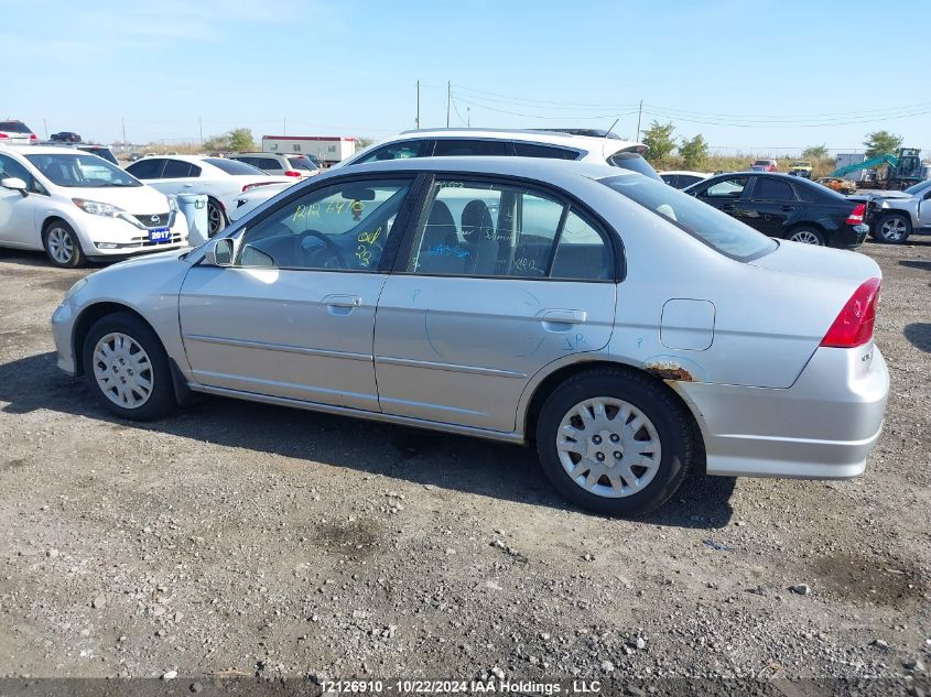 2004 Honda Civic Sdn VIN: 2HGES16684H939708 Lot: 12126910