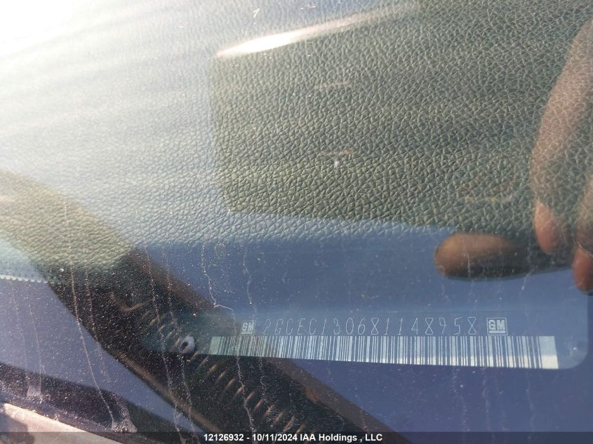 2008 Chevrolet Silverado 1500 VIN: 2GCEC130681148958 Lot: 12126932