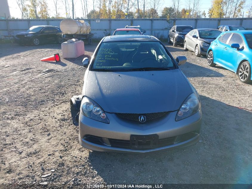 2006 Acura Rsx VIN: JH4DC54866S800805 Lot: 12126970