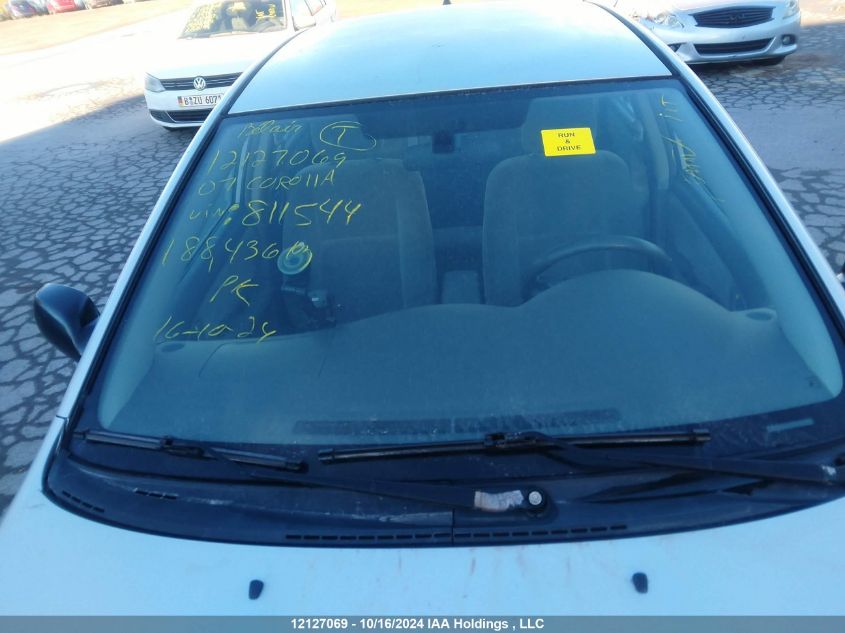 2007 Toyota Corolla VIN: 2T1BR32E57C811544 Lot: 12127069