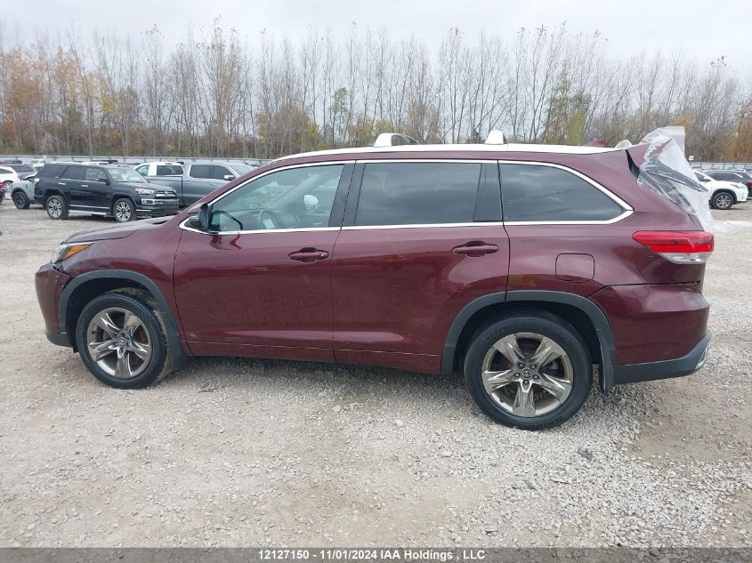 2018 Toyota Highlander Limited/Ltd Platinum VIN: 5TDDZRFHXJS893558 Lot: 12127150