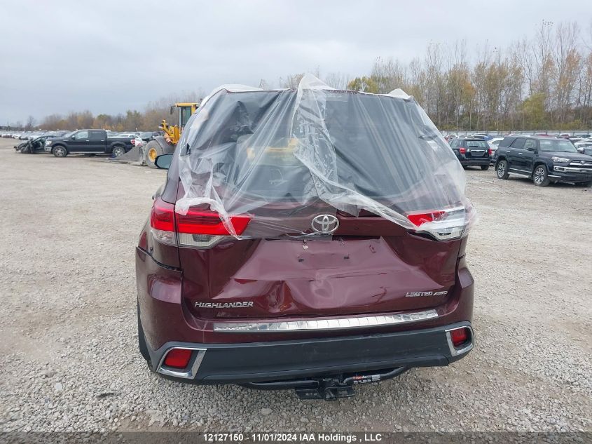 2018 Toyota Highlander Limited/Ltd Platinum VIN: 5TDDZRFHXJS893558 Lot: 12127150