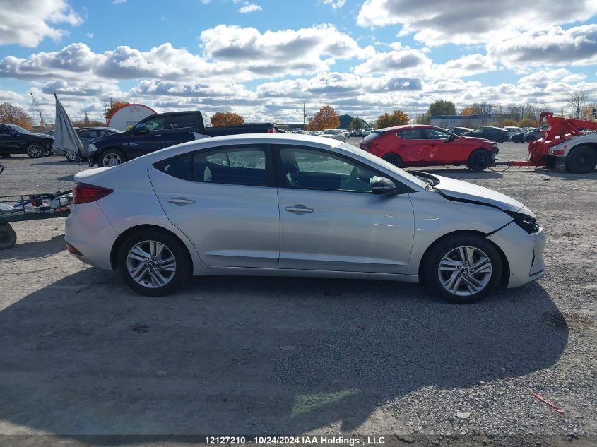 2019 Hyundai Elantra Preferred VIN: KMHD84LF9KU750005 Lot: 12127210