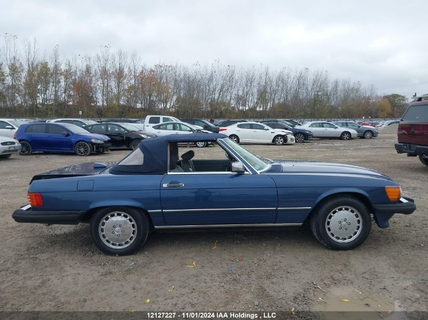 1986 Mercedes-Benz 560 Sl VIN: WDBBA48DXGA054915 Lot: 12127227