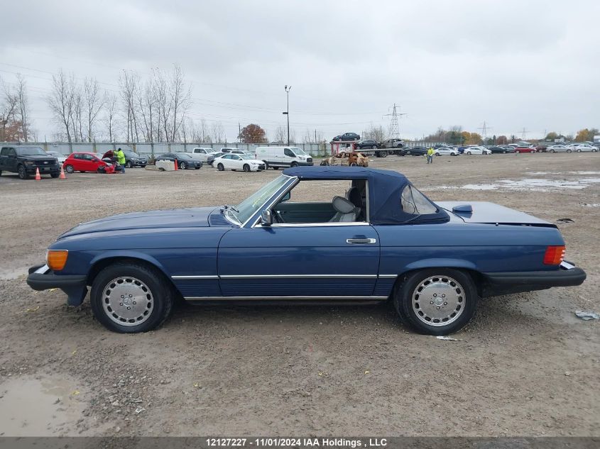 1986 Mercedes-Benz 560 Sl VIN: WDBBA48DXGA054915 Lot: 12127227