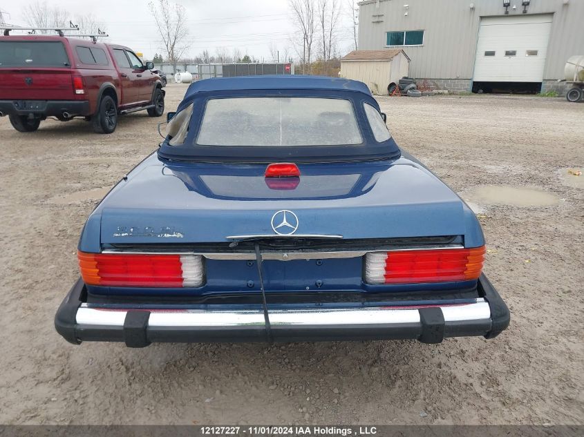 1986 Mercedes-Benz 560 Sl VIN: WDBBA48DXGA054915 Lot: 12127227