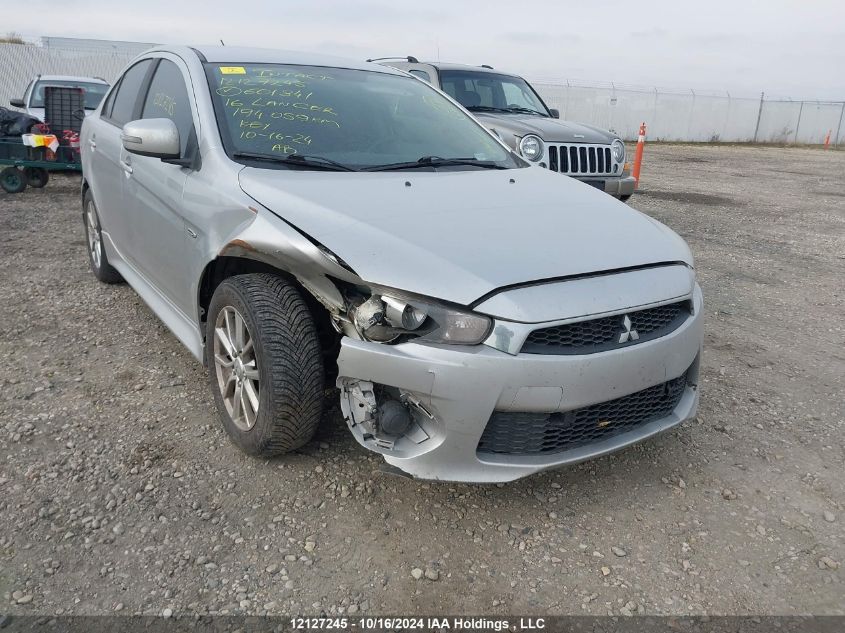 2016 Mitsubishi Lancer VIN: JA32V2FWXGU601841 Lot: 12127245