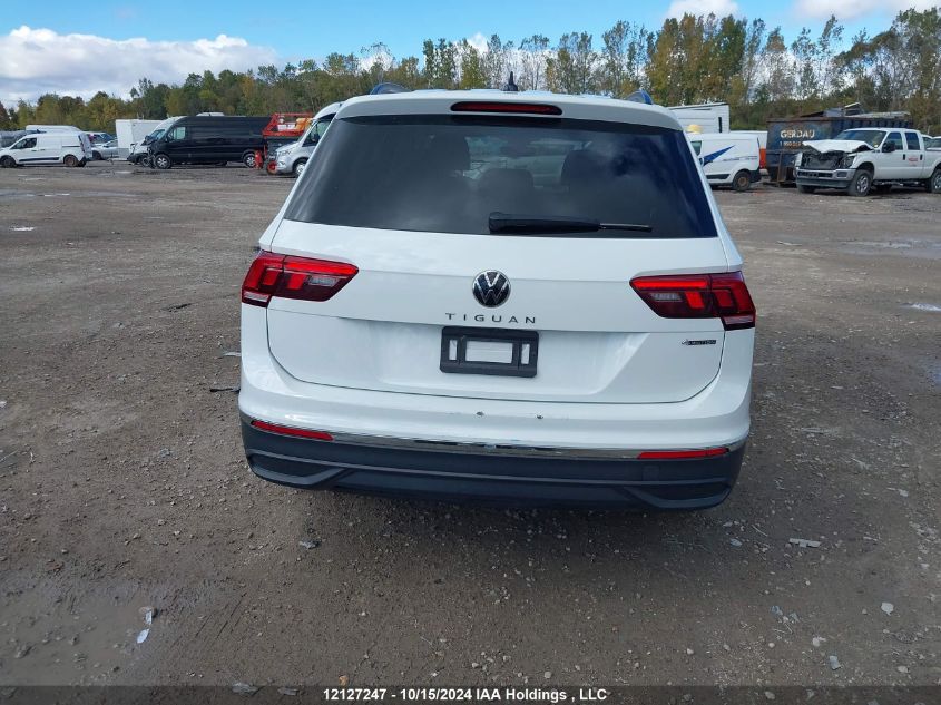 2024 Volkswagen Tiguan VIN: 3VV2B7AX0RM128337 Lot: 12127247