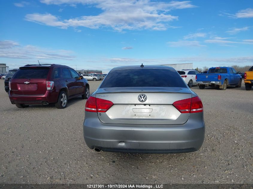 2013 Volkswagen Passat VIN: 1VWBH7A34DC090435 Lot: 12127301