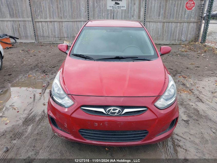 2014 Hyundai Accent Gls/Gs VIN: KMHCT4AE6EU731680 Lot: 12127315