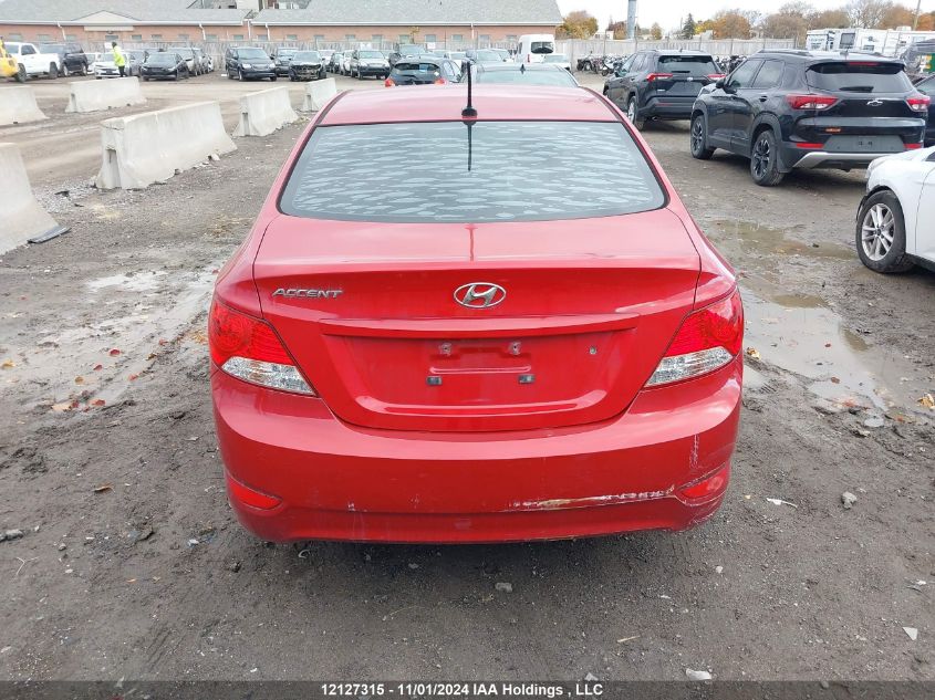 2014 Hyundai Accent Gls/Gs VIN: KMHCT4AE6EU731680 Lot: 12127315