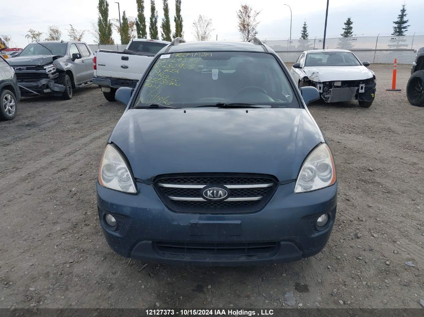 2009 Kia Rondo VIN: KNAFG528897280905 Lot: 12127373