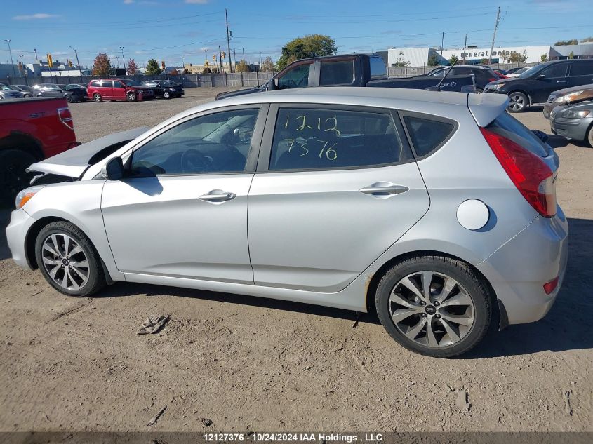 2015 Hyundai Accent Gls/Se VIN: KMHCU5AE7FU197867 Lot: 12127376