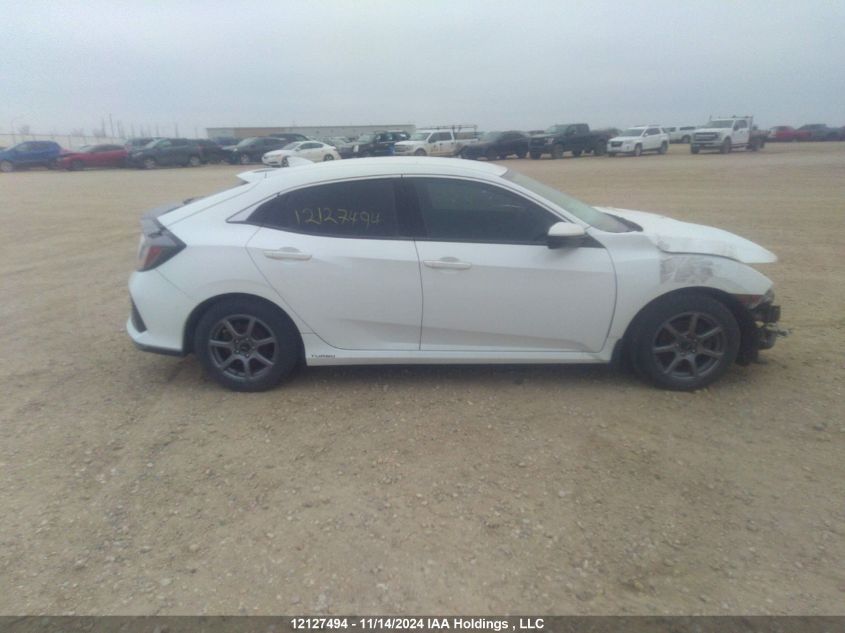 2018 Honda Civic Hatchback VIN: SHHFK7H28JU307744 Lot: 12127494