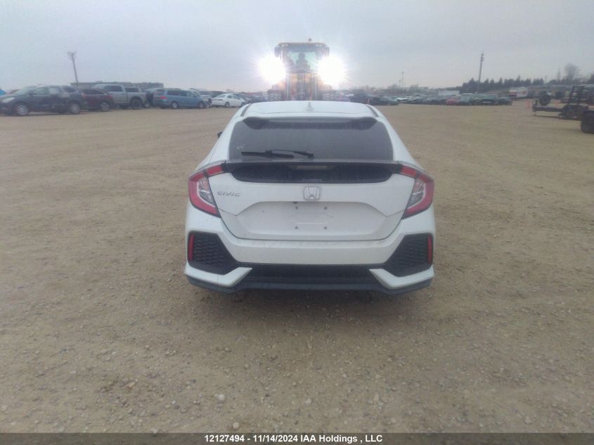 2018 Honda Civic Hatchback VIN: SHHFK7H28JU307744 Lot: 12127494