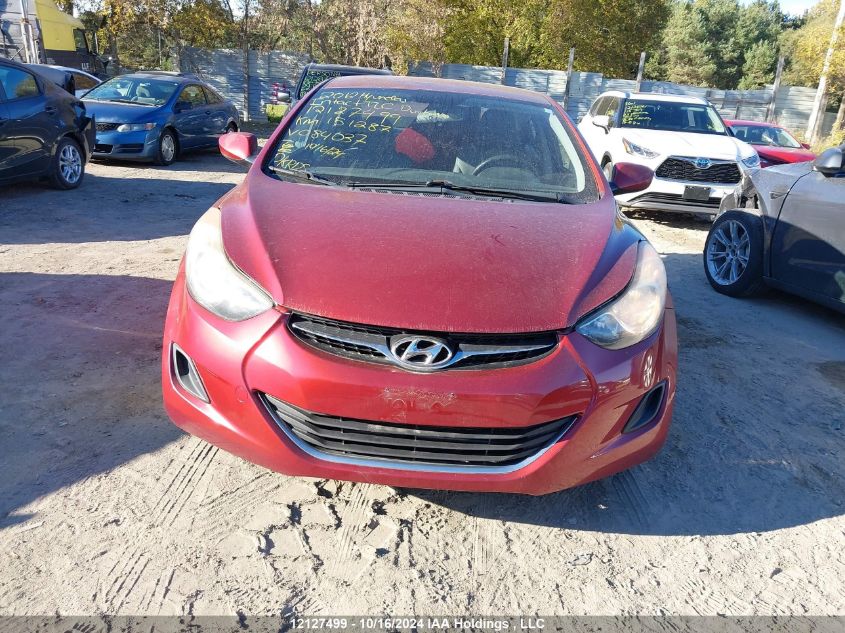 2012 Hyundai Elantra VIN: 5NPDH4AE8CH084037 Lot: 12127499