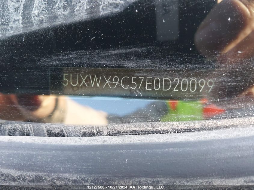 2014 BMW X3 VIN: 5UXWX9C57E0D20099 Lot: 12127500