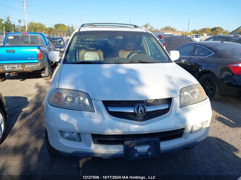 2005 Acura Mdx VIN: 2HNYD18965H538716 Lot: 12127506