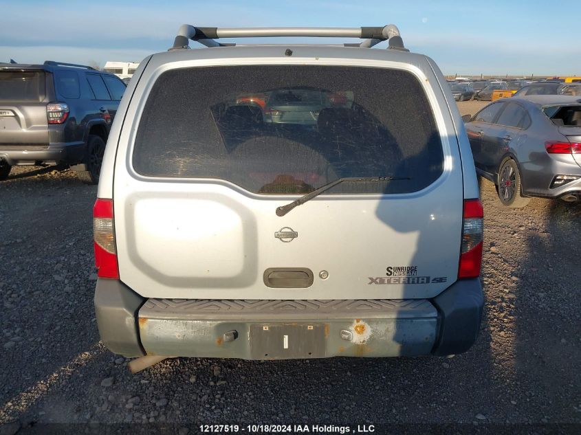 2001 Nissan Xterra Se/Xe VIN: 5N1ED28Y41C543704 Lot: 12127519