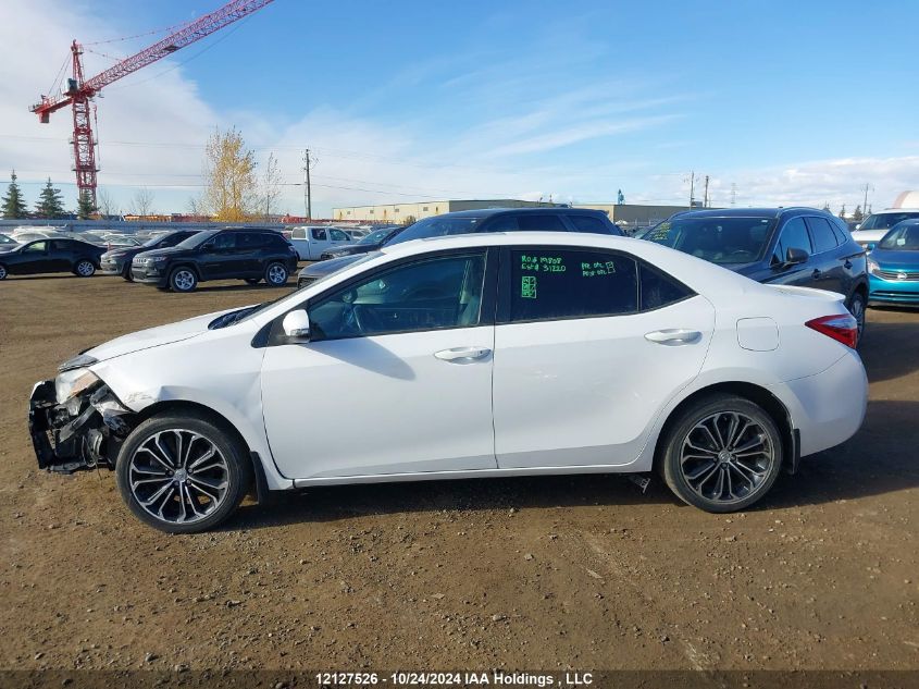 2016 Toyota Corolla L/Le/Le Pls/Prm/S/S Pls VIN: 2T1BURHE1GC592266 Lot: 12127526