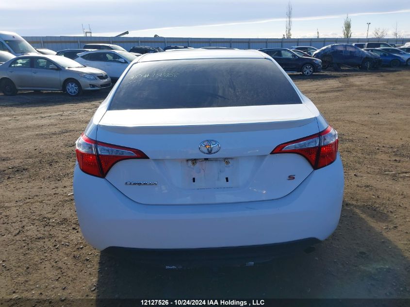 2016 Toyota Corolla L/Le/Le Pls/Prm/S/S Pls VIN: 2T1BURHE1GC592266 Lot: 12127526