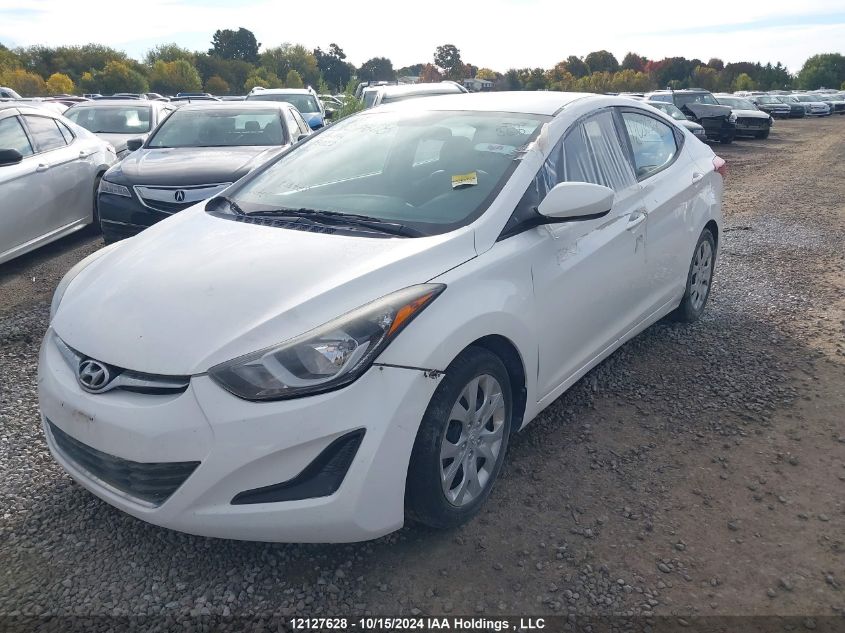 2014 Hyundai Elantra Gl VIN: 5NPDH4AE8EH473022 Lot: 12127628