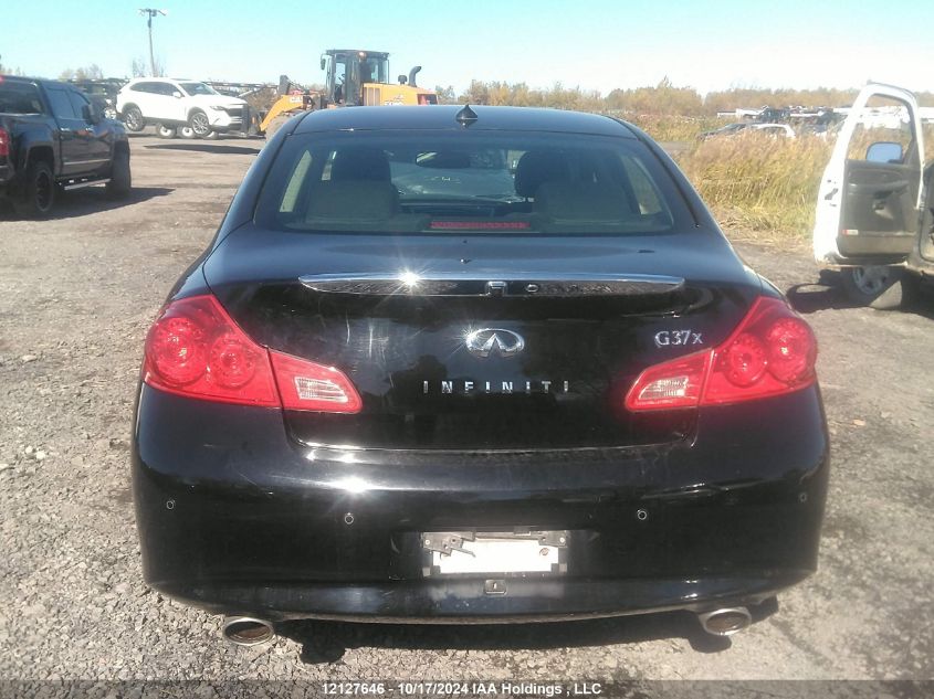 2012 Infiniti G37X VIN: JN1CV6AR5CM672179 Lot: 12127646