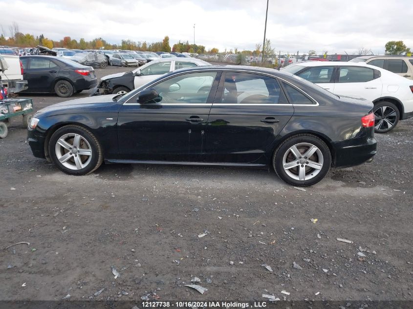 2013 Audi A4 VIN: WAUFFCFL8DN047729 Lot: 12127738