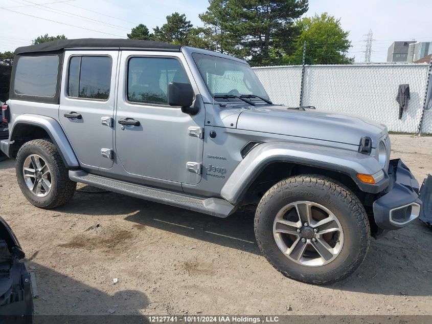 2018 Jeep Wrangler Unlimited Sahara VIN: 1C4HJXEG3JW104446 Lot: 12127741