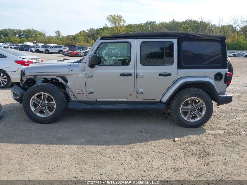 2018 Jeep Wrangler Unlimited Sahara VIN: 1C4HJXEG3JW104446 Lot: 12127741