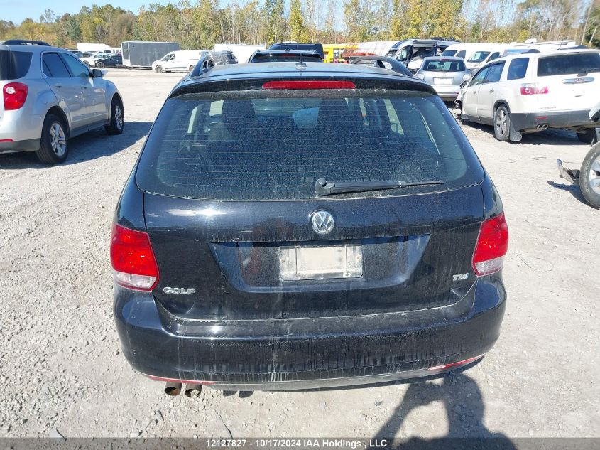 2014 Volkswagen Golf Wagon VIN: 3VWPL7AJ8EM606282 Lot: 12127827