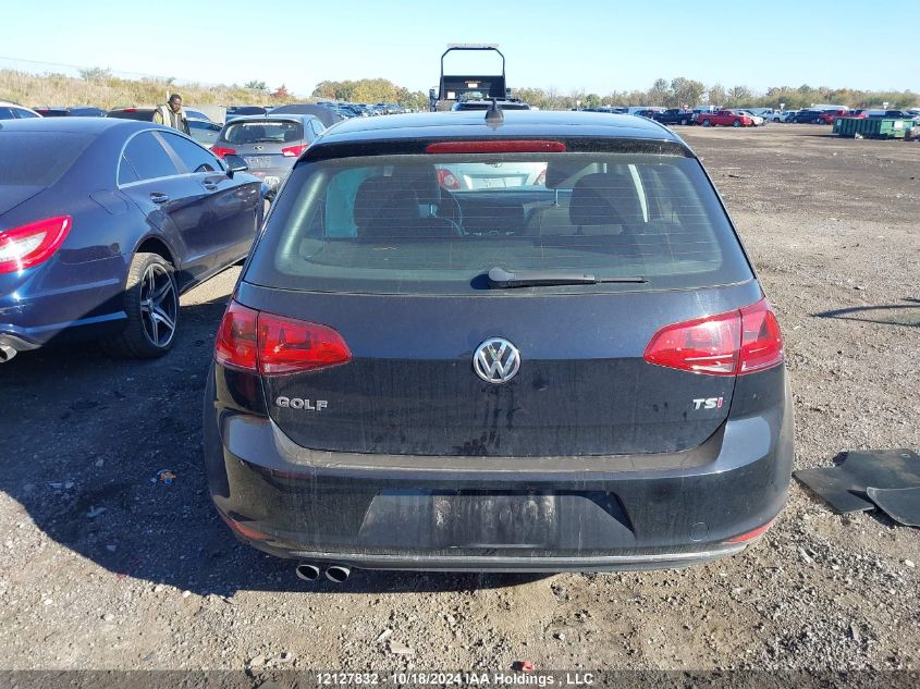 2015 Volkswagen Golf VIN: 3VW117AU6FM053901 Lot: 12127832